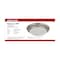 Nuvo 25W Flush Mount Twist & Lock Fixture, LED 14 in. Brushed Nickel Finish Frosted Glass 62/688 - alternate 2